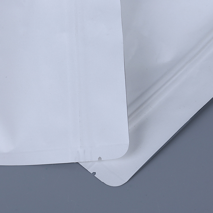 White kraft paper aluminized ziplock bag Paper Bag Manufacturers