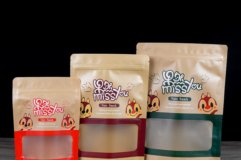 Color customizable kraft paper bag (2)