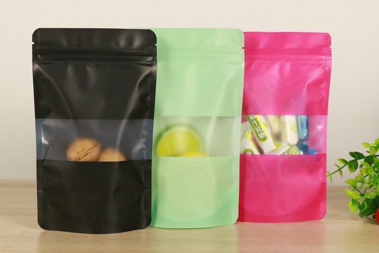 Color frosted plastic sealed bag for sale (2)