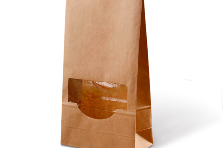Kraft paper window food paper bag (4)