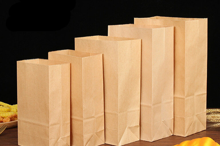 Spot Kraft Paper Food Bag wholesale (4)