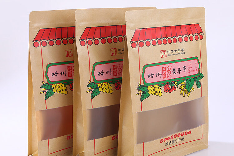 Thickened custom eight-sided food bag (4)