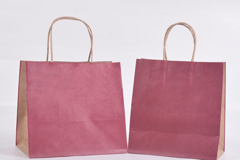 Vintage kraft paper food packaging bag (6)