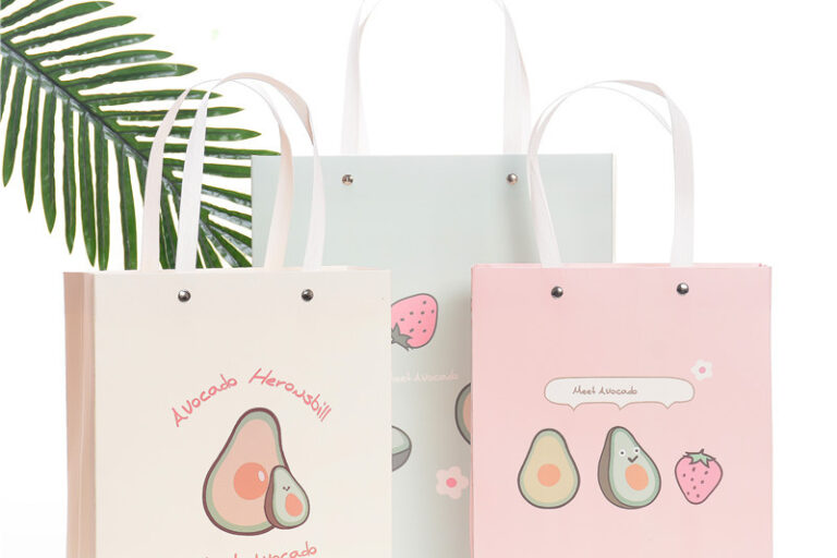 Avocado series gift paper bag (3)