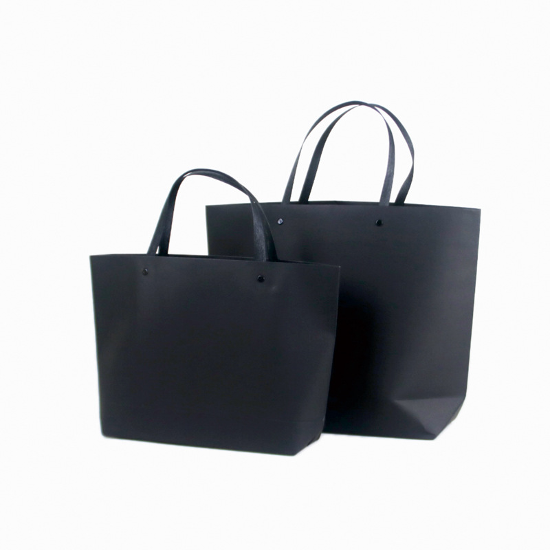 Black multisize specialshaped paper bags wholesale Paper Bag