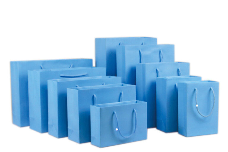 Christmas white card paper bag shopping bag custom (1)