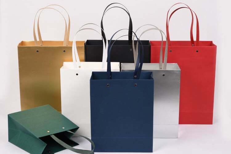 Custom printed logo paper bag (5)