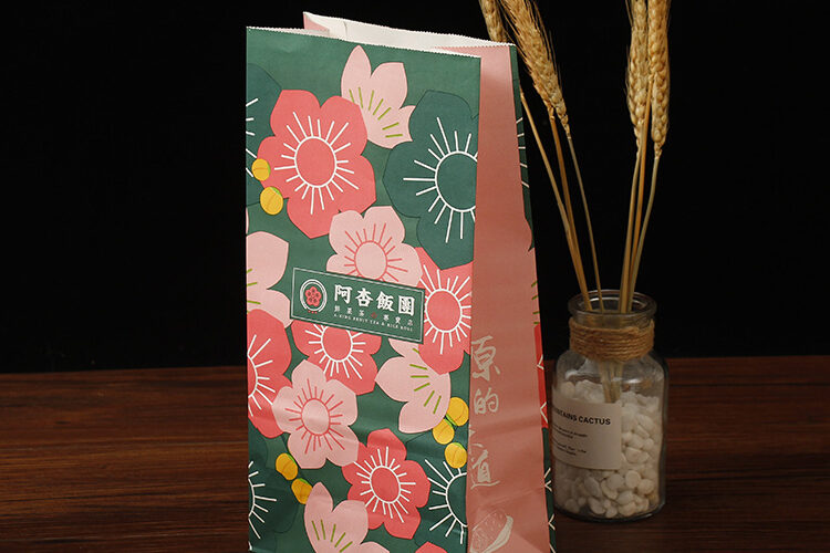 Factory custom flower printing food bag (1)