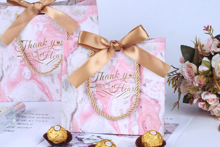 Hot stamping logo gift bag shopping bag wholesale (2)