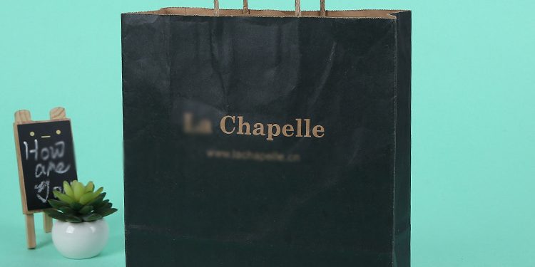 Kraft paper clothing shopping bag customization (1)