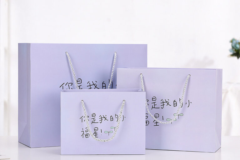 Printed small fresh shopping paper bag (6)