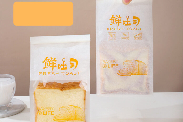 Translucent toast food paper bag (2)