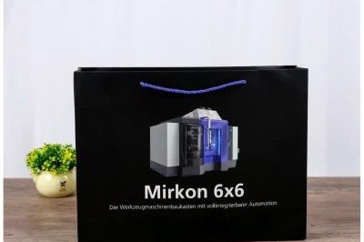 Custom Hand-Held Advertising Kraft Paper Bag (5)