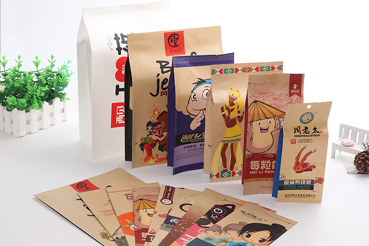 Hot Sale Color Printing Tea Kraft Paper Bag (5)