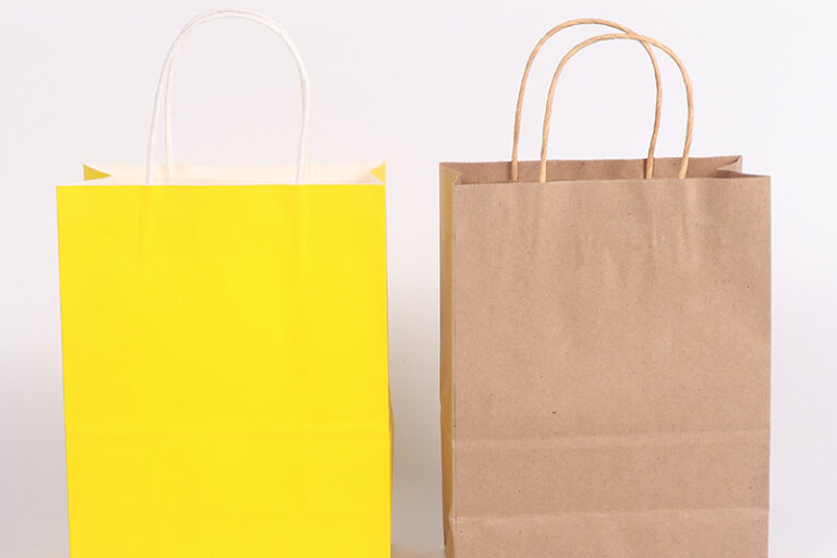 Logo Customized Takeaway Packaged Kraft Paper Bag (5)