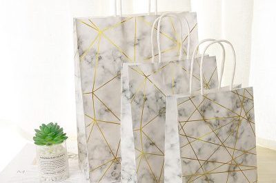 Spot Marble Hot Stamping Tote Bag (3)
