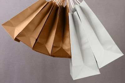 Spot Portable Square Bottom Kraft Paper Bag (4)