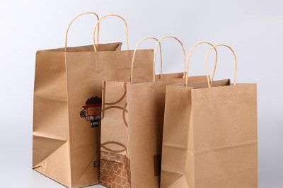 Takeaway BBQ Disposable Kraft Paper Bag (1)