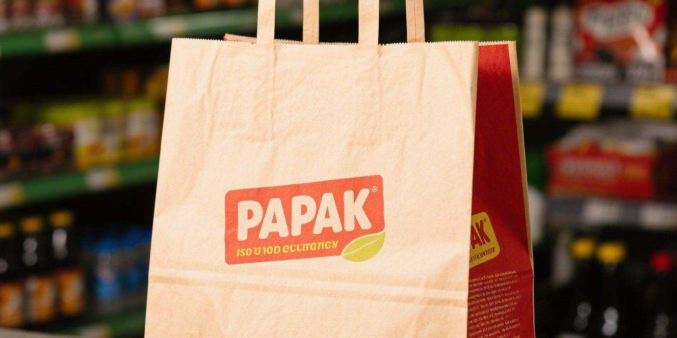 Eco-friendly brown kraft paper bags for food packaging