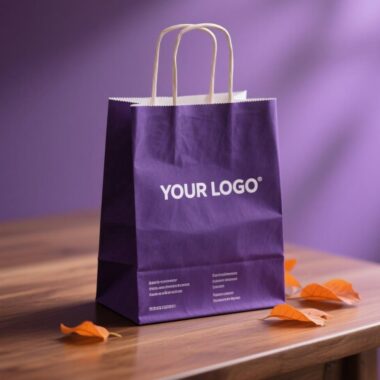 High-quality coffee takeaway kraft paper bags with handles