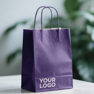 High-quality coffee takeaway kraft paper bags with handles