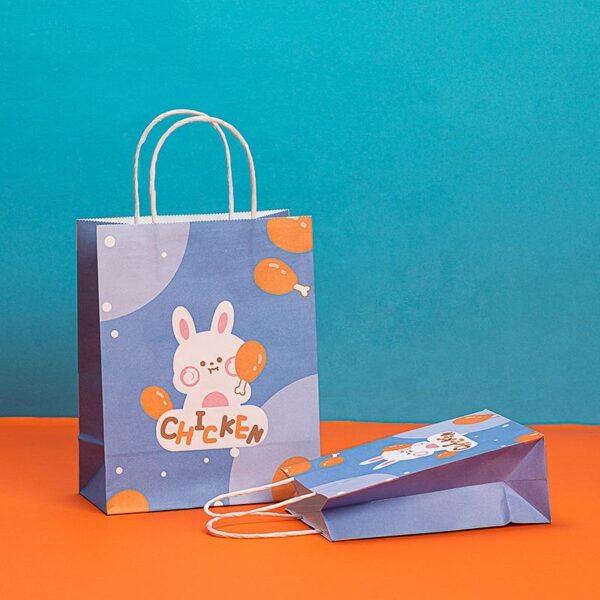 Wholesale cute cartoon birthday bakery gift paper bags