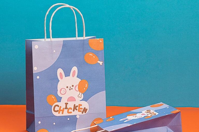 Cute Cartoon Birthday and Milk Tea Gift Paper Bags Wholesale (1) Wholesale cute cartoon birthday bakery gift paper bags