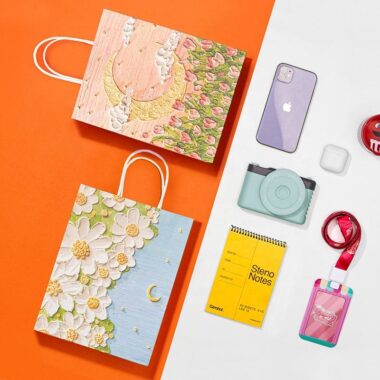 Wholesale cute cartoon birthday bakery gift paper bags