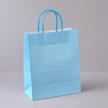 Custom logo kraft paper bags for gifts, shoes, and clothing