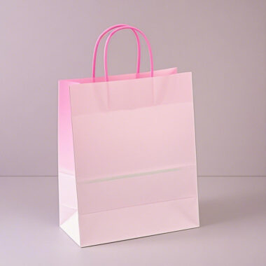 Custom logo kraft paper bags for gifts, shoes, and clothing