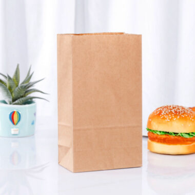 Food paper bags for bakery display and packaging