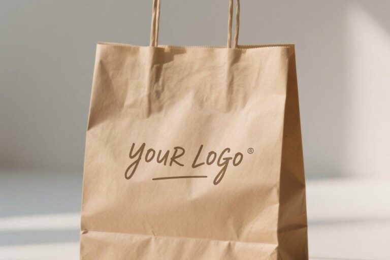 Eco-Friendly Reusable Kraft Paper Bags for Food Packaging (3) Reusable kraft paper bags for restaurant and coffee takeaway