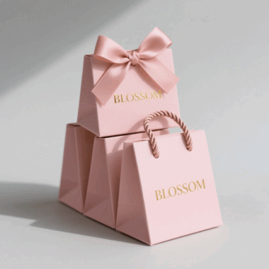 Luxury gift paper bags for high-end boutiques and retail