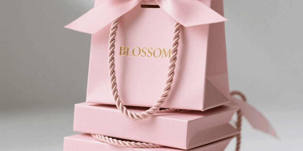 Luxury gift paper bags for high-end boutiques and retail