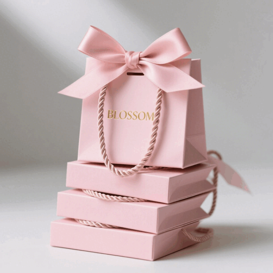 Luxury gift paper bags for high-end boutiques and retail