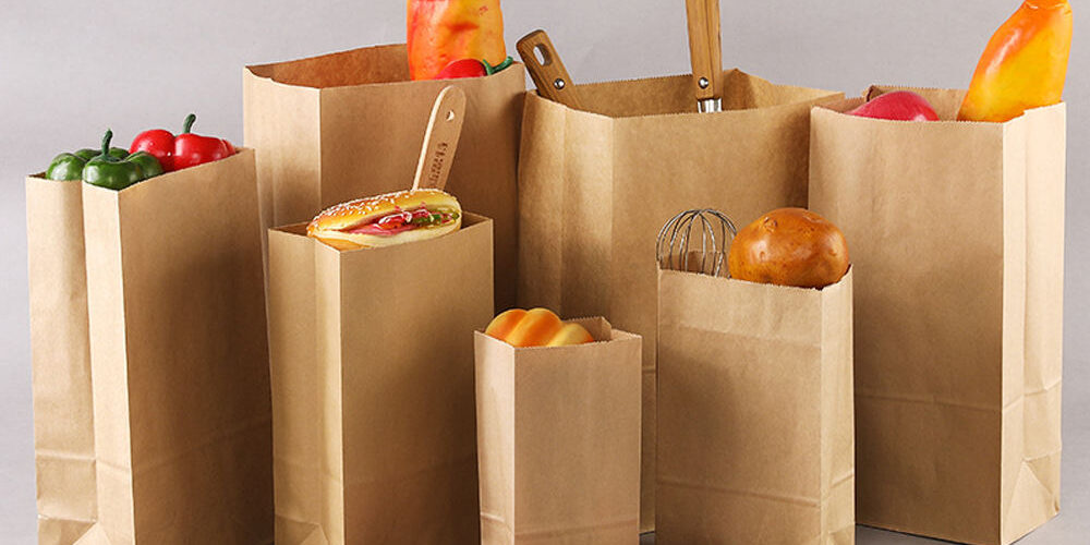 Durable food-grade paper bags for safe packaging