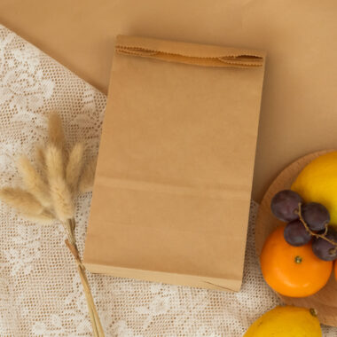 Custom printed grease-resistant food paper bags for takeaway
