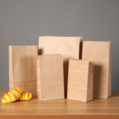 Eco-friendly food grade high quality paper bags