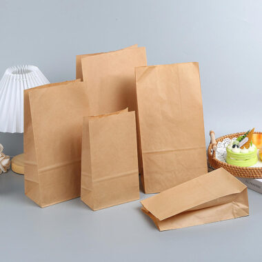Eco-friendly food grade high quality paper bags