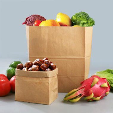 Eco-friendly food grade high quality paper bags