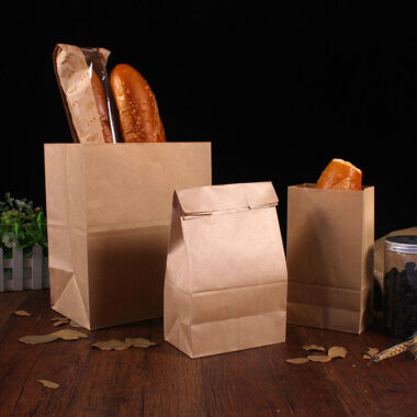 Eco-friendly food grade high quality paper bags