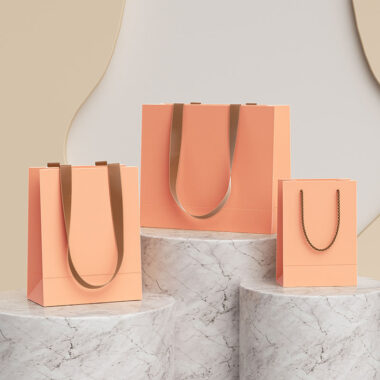 High-quality luxury gift shopping paper bags for premium retail
