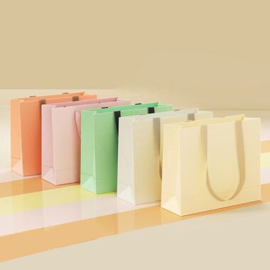 High-quality luxury gift shopping paper bags for premium retail