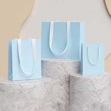 High-quality luxury gift shopping paper bags for premium retail