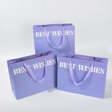 Eco-friendly luxury boutique shopping paper bags for clothing brands