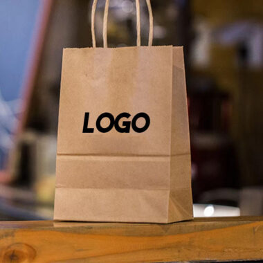 High-end eco-friendly shopping paper bags for retail packaging