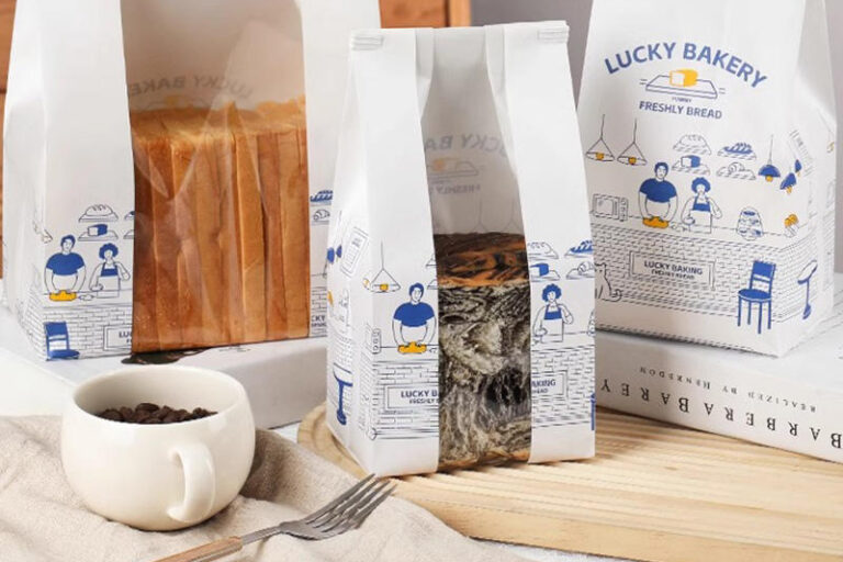 Oil-Resistant Brown Kraft Paper Bags for Bakery (5) Greaseproof kraft paper bags for snacks and bread