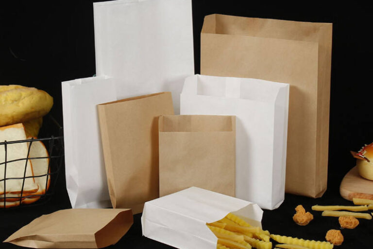 Oil-Resistant Kraft Paper Bags for Bakery and Fast Food (1) Greaseproof kraft food paper bags for donuts and fries