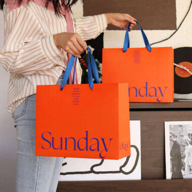 High-quality shopping paper bags for shoes and apparel brands