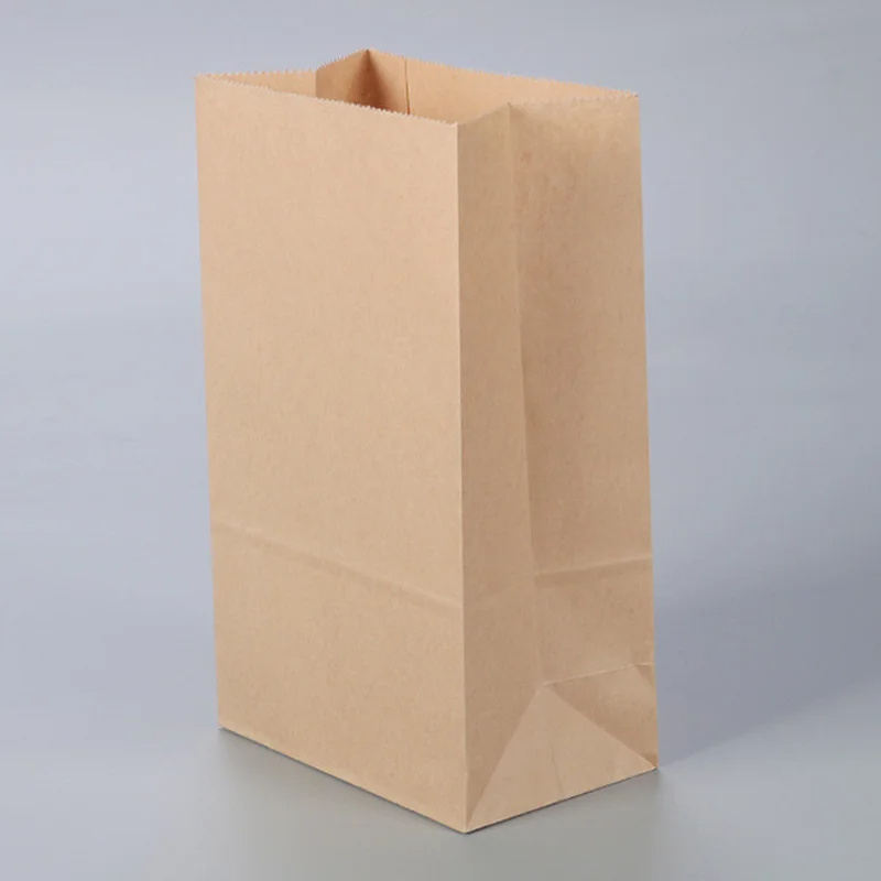 Eco-friendly kraft paper bags for sandwiches and bread